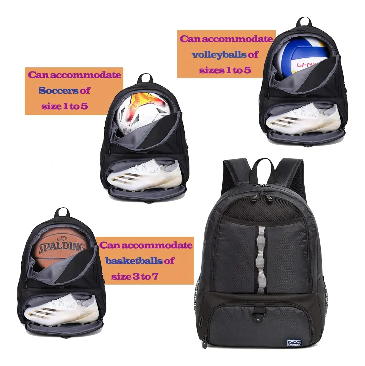 Miniatura 6 de Bolso Mochila Deportiva Futbol Deportes